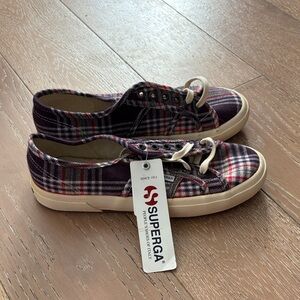 Superga Tartan Plaid Sneakers
